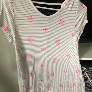 Pink designed T-shirt